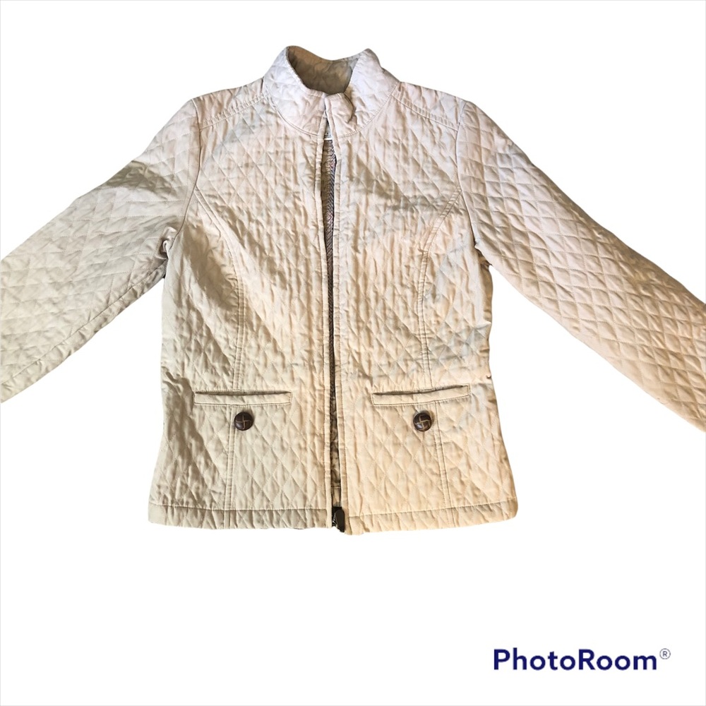 3/$12 Women’s Quilted Jacket In tan Size Small